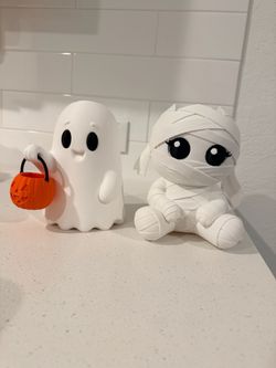 Halloween B&BW soap holders