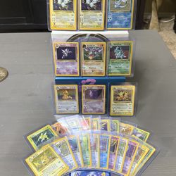 Pokemon Vintage Holo Collection Fossil And Jungle Gengar Dragonite