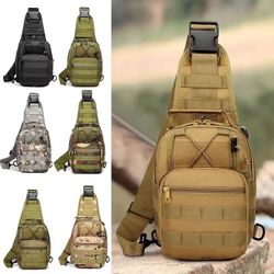 Outdoor Tactical Bag Backpack, Military Sport Bag Pack Sling Shoulder Backpack Tactical Bag for Every Day Carry