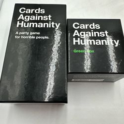 Cards Against Humanity Black Box Core Set with green box never been played
