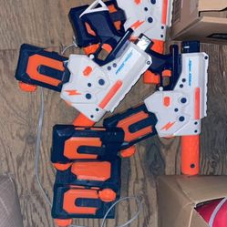 Water Guns And Nerf Guns