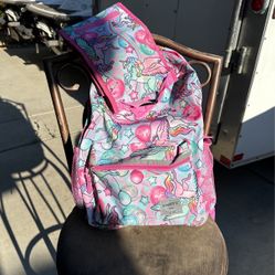 Unicorn Backpack With Lunch Bag