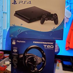 New Ps4 And Steering Wheel 