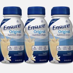 ENSURE ORIGINAL NUTRITION SHAKE 8 fl oz bottle