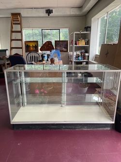 Large Commercial Glass Display Showcase – Store Closing Sale