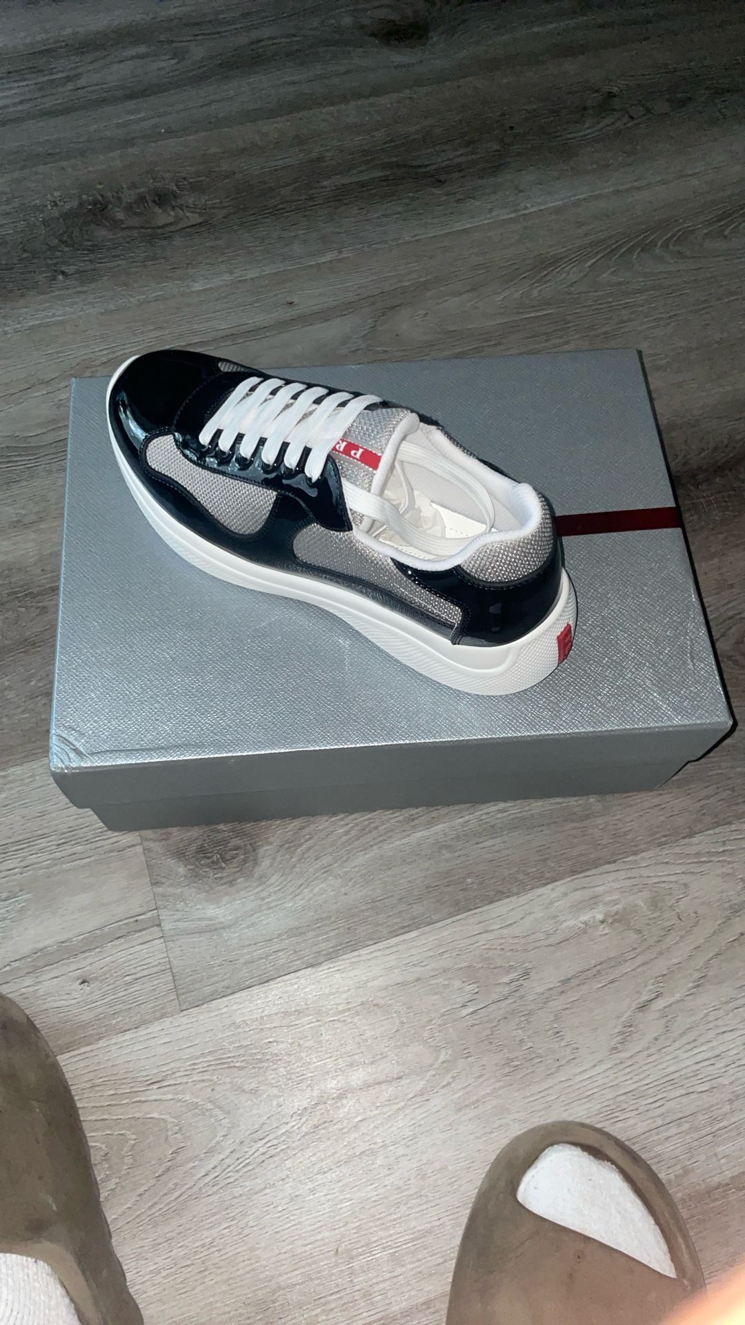 Prada's Cup Patent Leather