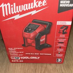 Milwaukee M12 Tire Inflator 