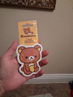 Rilakkuma Holographic Bear Decal Sticker