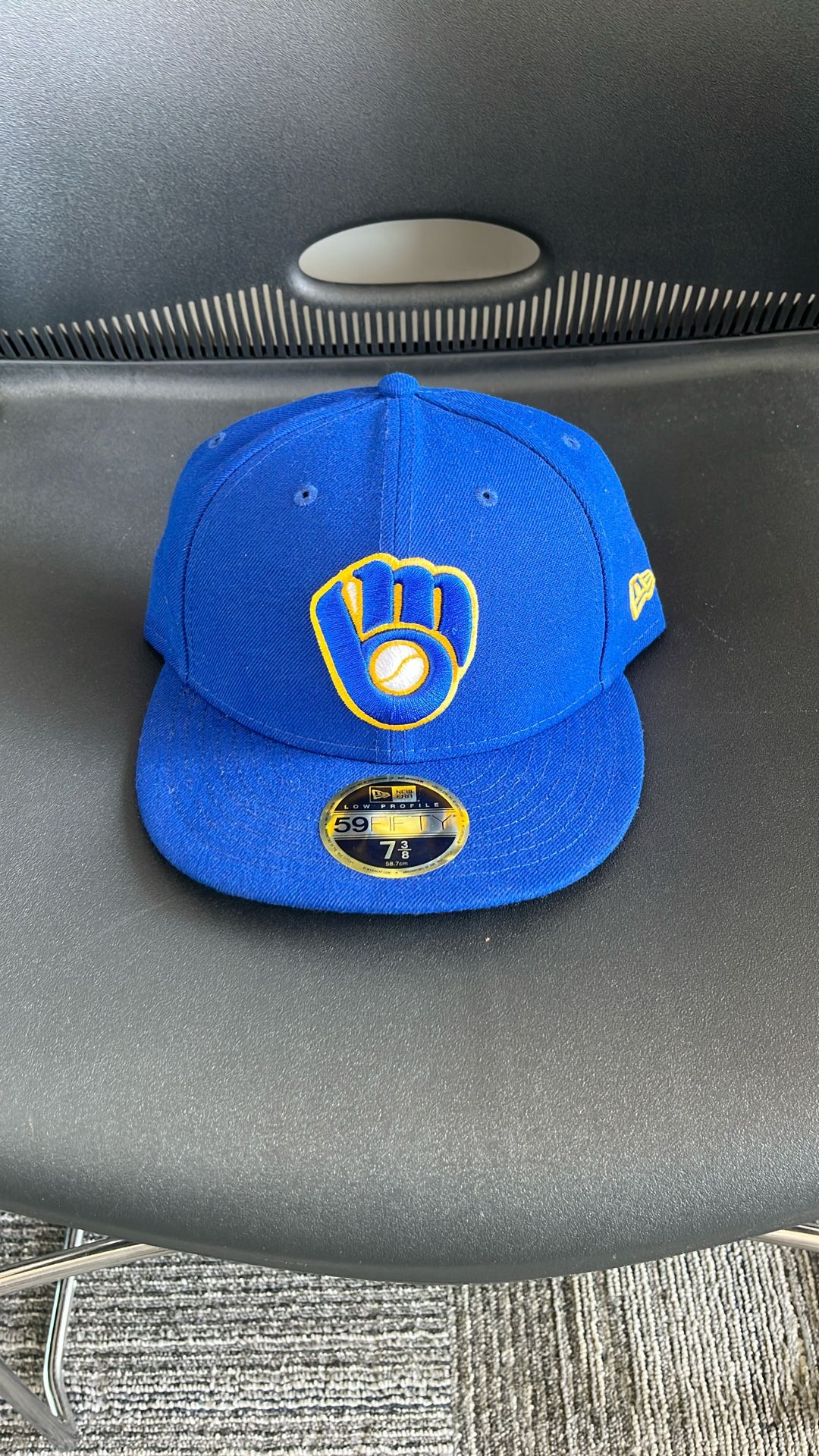 $20 BRAND NEW BLUE FITTED CAP