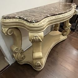 Classy Marble Console Table Or End Table