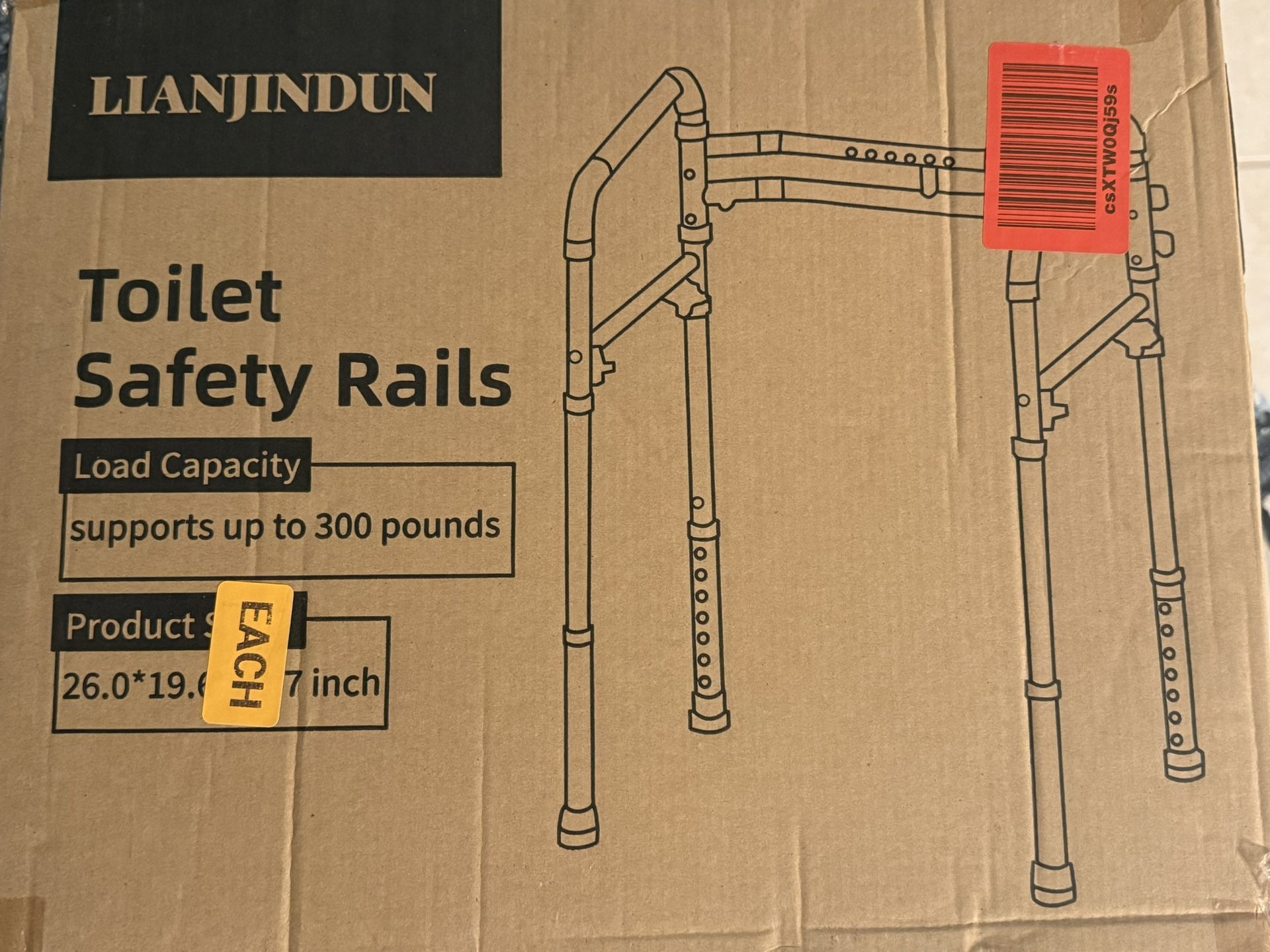 Toilet Safety Rails