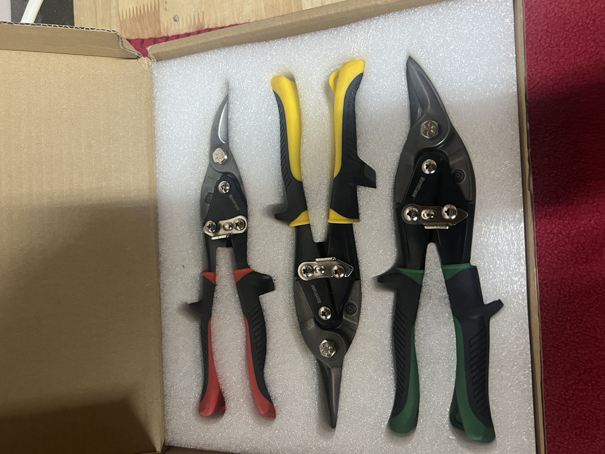 Hurricane Tin Snip Set , Left Cut, Right Cut, Straight All Three New In Box $20