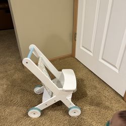 Melissa & Doug Wooden Walker Stroller