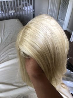 Blonde full wig