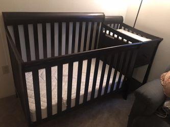 Converter crib, mattress, bed set, and more!