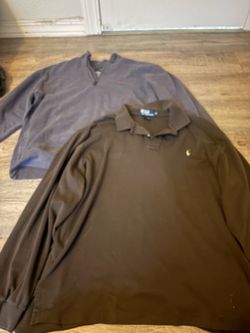 2 Ralph Lauren Polo Sweaters XL