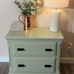 Refinished Nightstand / Side Table – Modern Update
