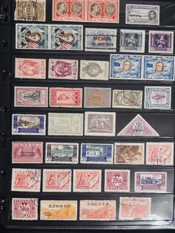 Book of antique stamps