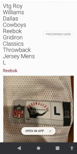 Dallas Cowboys Throwback Jersey 