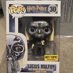 Harry Potter Lucius Malfoy as Death EATER VAULTED EXCLUSIVE Funko Pop