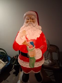 Vintage Santa clause Blow mold