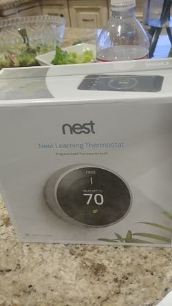 Nest learning thermostat. Net3007es unopened box