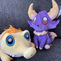 2 Elestrals Plush Toys