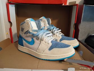 SZ 9 Nike Air Jordan 1 High Zoom CMFT 2 "Dark Powder Blue"