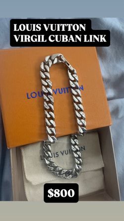 Louis Vuitton Virgil cuban link chain