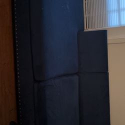Blue Sectional Couch 