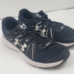 Under Armour Dash 2 Women's Size 10 Running Shoes Black White Athletic Sneakers