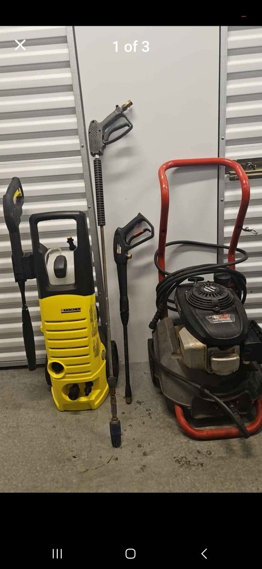 Pressure Washer Lot 