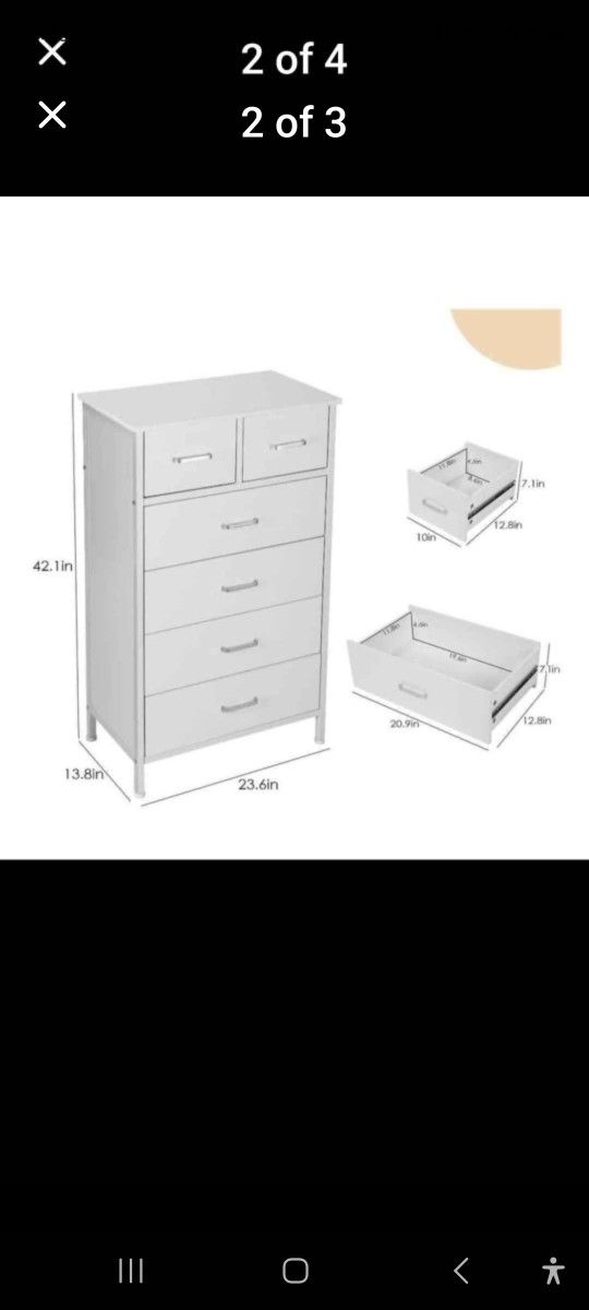 Heavy Chest Of Drawers New In Box