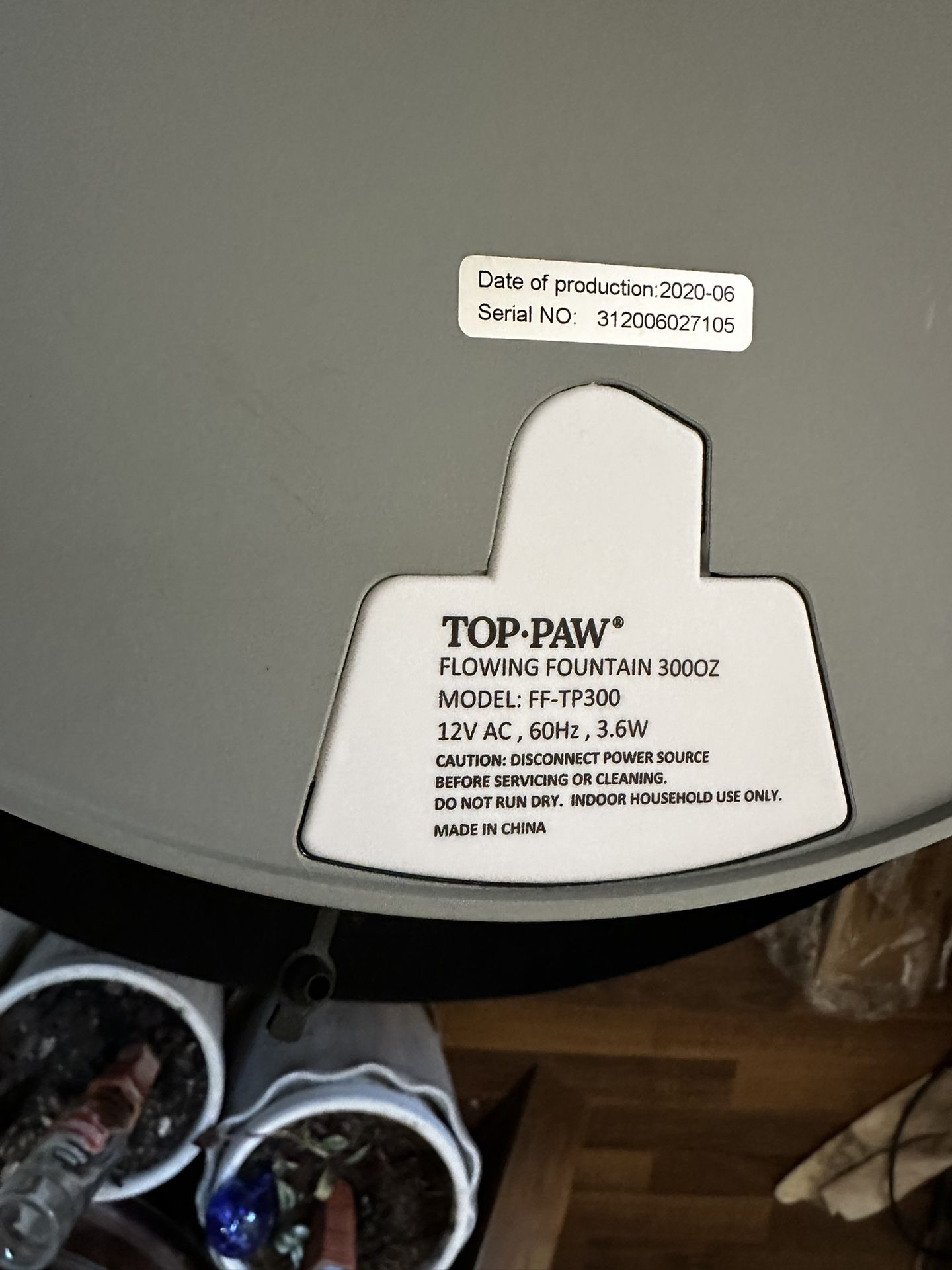 Top Paw Automatic Water Dispenser