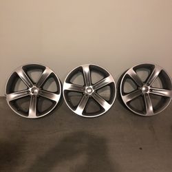 20” charger rims 2  For $150.00 