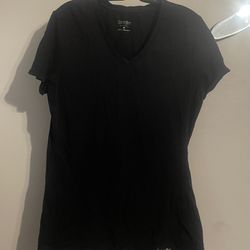calvin klein t-shirt women Medium Black Top