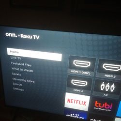 Onn Roku  55" 4K UHD Smart Tv
