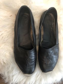 YSL Espadrilles-Authentic BLK Used