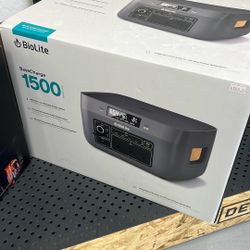 Biolite Base charge 1500 New In Box Jackery Ecoflow Goal Zero