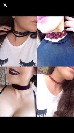 New choker necklaces