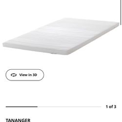 TANANGER Mattress topper, white, Twin - IKEA