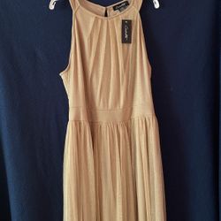 New Gold Dress!! Women’s Size Large