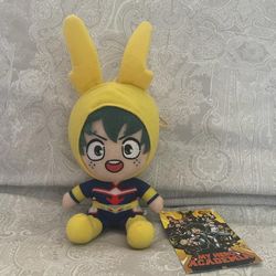 MHA My Hero Academia Deku In All Might Onesie Plushie