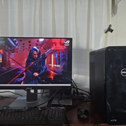 Dell XPS 8930 i7-8Gen 6cores 16GB RAM New 512 GB NVMe Win11 8GB RX570