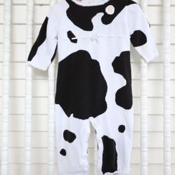 Baby Girl Halloween Costume/ Dress Up - Gymboree Knit Cow Costume (6-9 Mths)