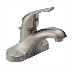 Delta
Foundations 4 in. Centerset Single-Handle Bathroom Faucet in Brushed Nickel