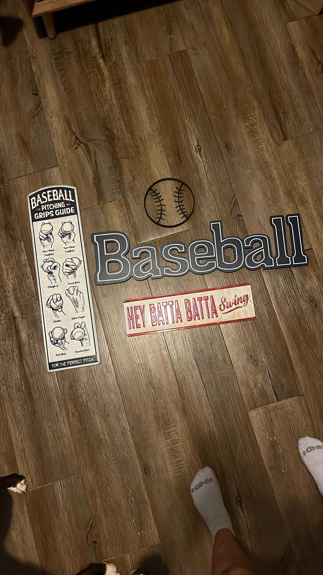 Baseball Wall Decor Art