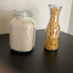Glass Kitchen Jars (NOT For Consumption)
