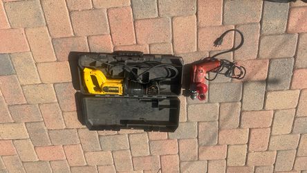 Dewalt SawSaw and Milwaukee Drill