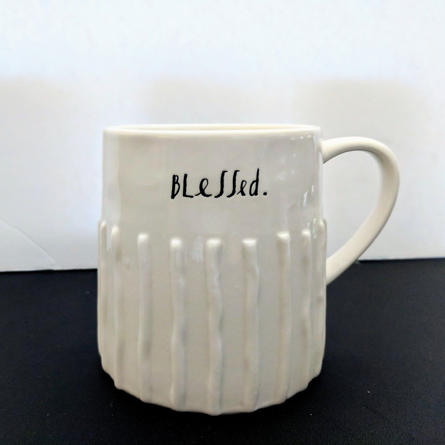 Rae Dunn Blessed Mug / Rae Dunn Cursive Blessed / Rae Dunn Collectable Mugs / Rae Dunn Gifts / Lettering